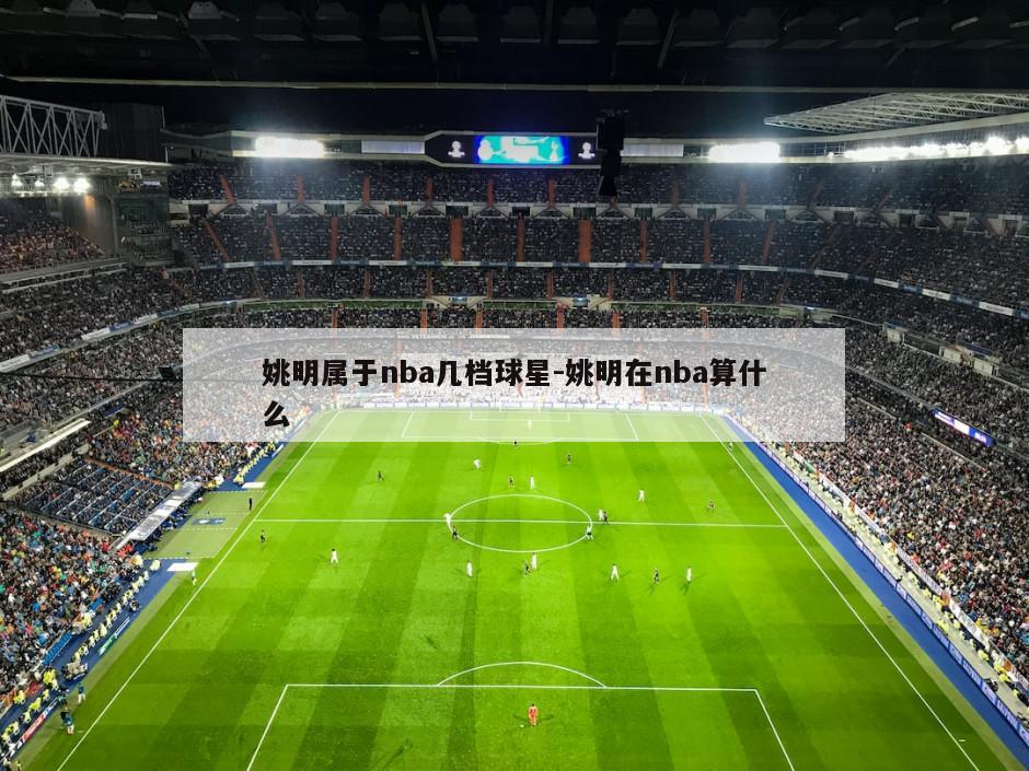 姚明属于nba几档球星-姚明在nba算什么