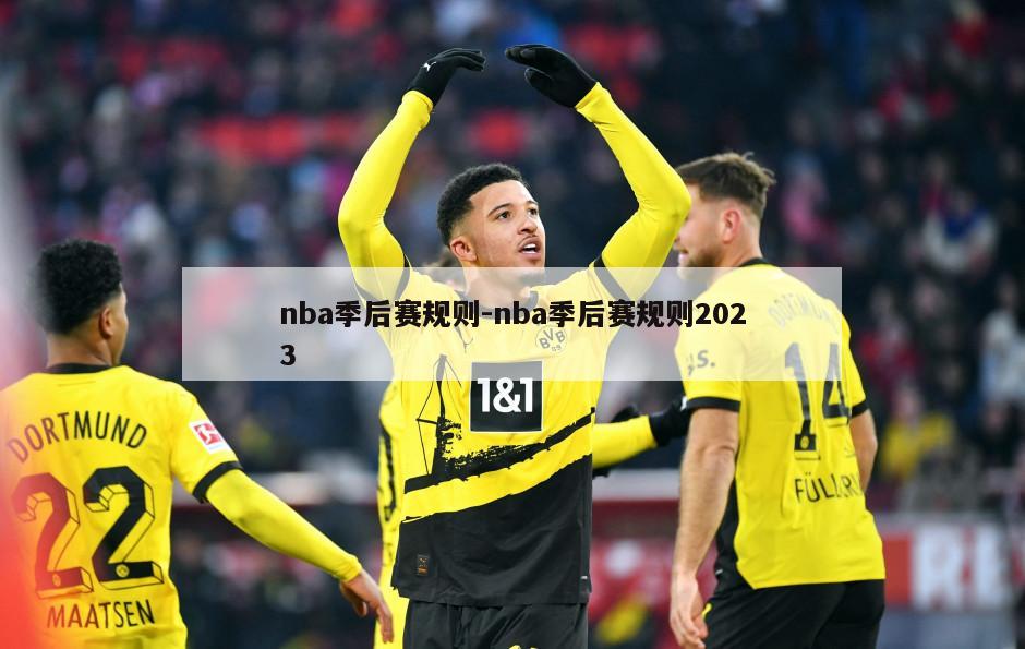 nba季后赛规则-nba季后赛规则2023